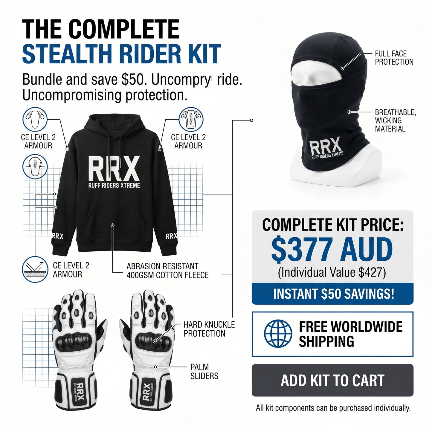 THE OFFICIAL RRX XTREME RIDER BUNDLE